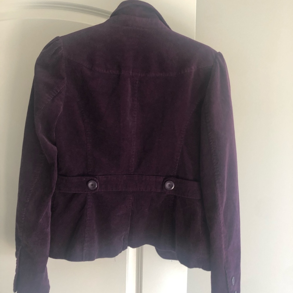 H&M purple corduroy jacket - Picture 3 of 4